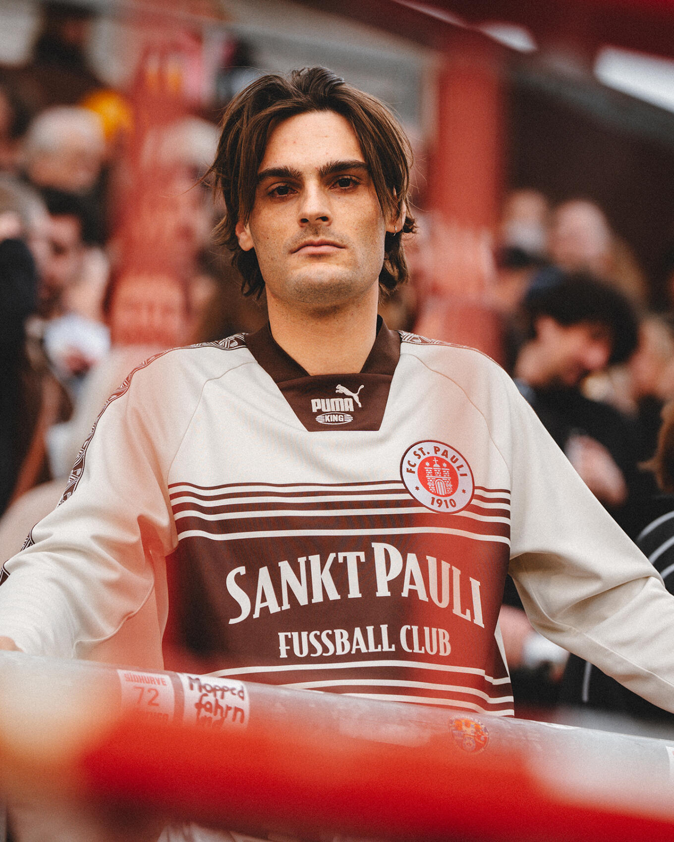 FC St. Pauli FCSP KING Long Sleeve Jersey Off White